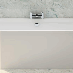 Mando 1700x750mm Double Ended Bath (White)