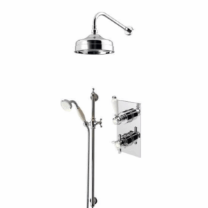 The Downton Shower Set (Chrome)